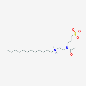 3-[Acetyl-[2-[dodecyl(dimethyl)azaniumyl]ethyl]amino]propane-1-sulfonate