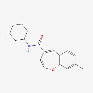 N-cyclohexyl-8-methyl-1-benzoxepine-4-carboxamide