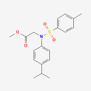 Methyl N-(4-isopropylphenyl)-N-[(4-methylphenyl)sulfonyl]glycinate