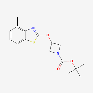 Tert-butyl 3-((4-methylbenzo[d]thiazol-2-yl)oxy)azetidine-1-carboxylate