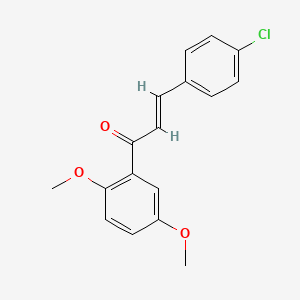 (2E)-3-(4-chlorophenyl)-1-(2,5-dimethoxyphenyl)prop-2-en-1-one