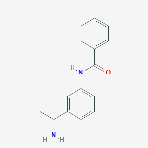 molecular formula C15H16N2O B2827139 N-[3-(1-aminoethyl)phenyl]benzamide CAS No. 953725-36-5