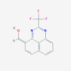 molecular formula C13H7F3N2O B2827161 (Z)-[2-(Trifluoromethyl)perimidin-4-ylidene]methanol CAS No. 253780-87-9