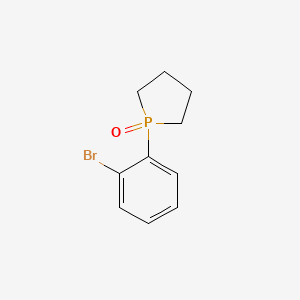 molecular formula C10H12BrOP B2827175 1-(2-Bromophenyl)-1lambda5-phospholane 1-oxide CAS No. 2375270-33-8