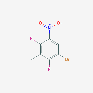 1-Bromo-2,4-difluoro-3-methyl-5-nitrobenzene