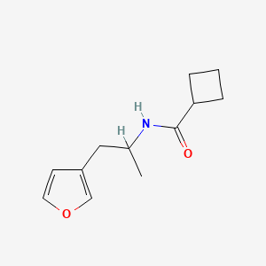 N-(1-(furan-3-yl)propan-2-yl)cyclobutanecarboxamide