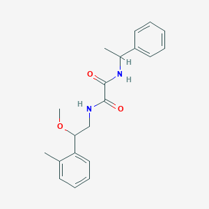N1-(2-methoxy-2-(o-tolyl)ethyl)-N2-(1-phenylethyl)oxalamide