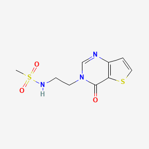 N-(2-(4-oxothieno[3,2-d]pyrimidin-3(4H)-yl)ethyl)methanesulfonamide