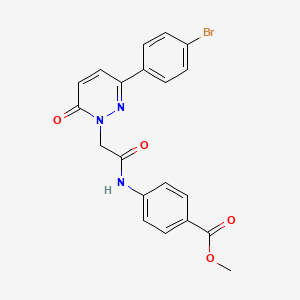 methyl 4-({[3-(4-bromophenyl)-6-oxopyridazin-1(6H)-yl]acetyl}amino)benzoate