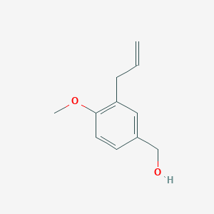 molecular formula C11H14O2 B2827328 (3-Allyl-4-methoxyphenyl)methanol CAS No. 900800-35-3