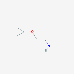 molecular formula C6H13NO B2827473 (2-Cyclopropoxyethyl)(methyl)amine CAS No. 1824273-76-8