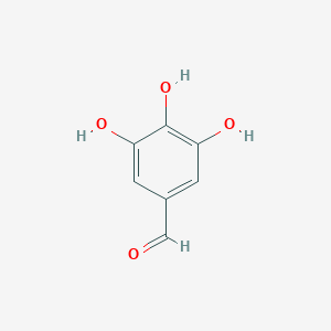 molecular formula C7H6O4 B028275 Gallic aldehyde CAS No. 13677-79-7