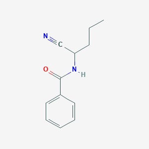 B2827543 N-(1-cyanobutyl)benzamide CAS No. 107694-53-1