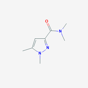 molecular formula C8H13N3O B2827652 N,N,1,5-tetramethyl-1H-pyrazole-3-carboxamide CAS No. 1700597-18-7