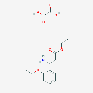 Ethyl 3-amino-3-(2-ethoxyphenyl)propanoate oxalate