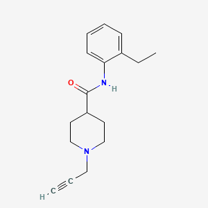 N-(2-ethylphenyl)-1-(prop-2-yn-1-yl)piperidine-4-carboxamide