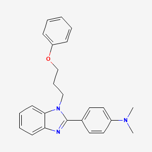 Dimethyl{4-[1-(3-phenoxypropyl)benzimidazol-2-yl]phenyl}amine