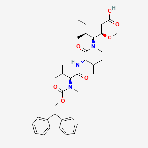 molecular formula C36H51N3O7 B2827973 Fmoc-3VVD-OH (GMP) CAS No. 863971-44-2
