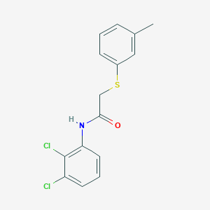 molecular formula C15H13Cl2NOS B2828024 N-(2,3-dichlorophenyl)-2-[(3-methylphenyl)sulfanyl]acetamide CAS No. 882079-96-1