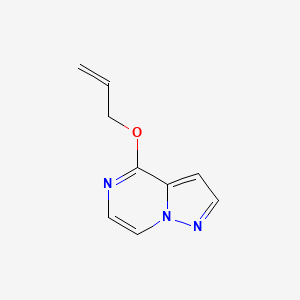 4-(Prop-2-en-1-yloxy)pyrazolo[1,5-a]pyrazine