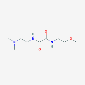 molecular formula C9H19N3O3 B2828102 N-[2-(dimethylamino)ethyl]-N'-(2-methoxyethyl)ethanediamide CAS No. 766523-04-0