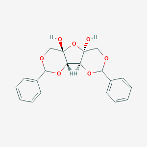 molecular formula C20H20O7 B028282 (1S,2S,7S,9S)-4,12-Diphenyl-3,5,8,11,13-pentaoxatricyclo[7.4.0.02,7]tridecane-7,9-diol CAS No. 80030-25-7