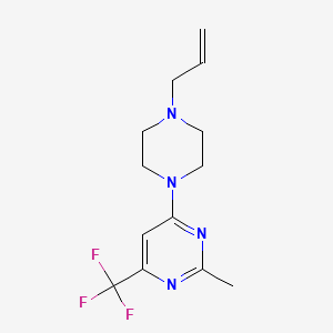 2-Methyl-4-[4-(prop-2-en-1-yl)piperazin-1-yl]-6-(trifluoromethyl)pyrimidine