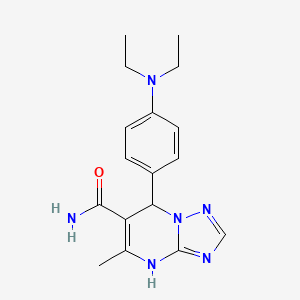 7-(4-(Diethylamino)phenyl)-5-methyl-4,7-dihydro-[1,2,4]triazolo[1,5-a]pyrimidine-6-carboxamide