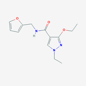 3-ethoxy-1-ethyl-N-(furan-2-ylmethyl)-1H-pyrazole-4-carboxamide