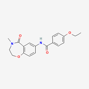 4-ethoxy-N-(4-methyl-5-oxo-2,3,4,5-tetrahydrobenzo[f][1,4]oxazepin-7-yl)benzamide