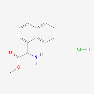 Methyl amino(1-naphthyl)acetate hydrochloride