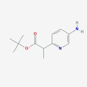 B2828284 Tert-butyl 2-(5-aminopyridin-2-yl)propanoate CAS No. 2248286-55-5