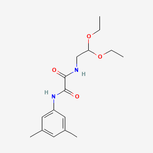 molecular formula C16H24N2O4 B2828402 N1-(2,2-diethoxyethyl)-N2-(3,5-dimethylphenyl)oxalamide CAS No. 898349-26-3
