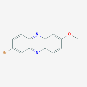 molecular formula C13H9BrN2O B2828438 2-Bromo-7-methoxyphenazine CAS No. 58476-71-4