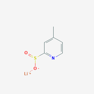 Lithium(1+) ion 4-methylpyridine-2-sulfinate