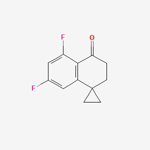 B2828471 6,8-Difluorospiro[2,3-dihydronaphthalene-4,1'-cyclopropane]-1-one CAS No. 2167089-74-7