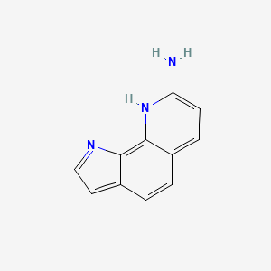 molecular formula C11H9N3 B2828723 1H-pyrrolo[3,2-h]quinolin-8-amine CAS No. 80077-07-2