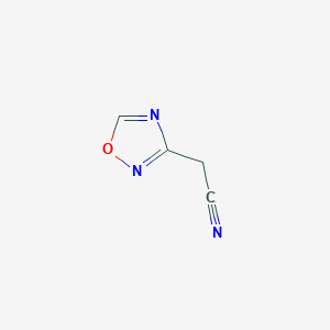 molecular formula C4H3N3O B2828936 2-(1,2,4-Oxadiazol-3-yl)acetonitrile CAS No. 809534-07-4