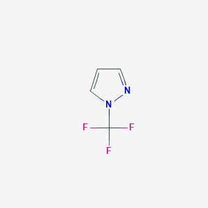molecular formula C4H3F3N2 B2828988 1-(trifluoromethyl)-1H-pyrazole CAS No. 169382-91-6