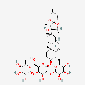 molecular formula C45H72O17 B2829250 Pennogenin 3-O-beta-chacotrioside CAS No. 55916-52-4