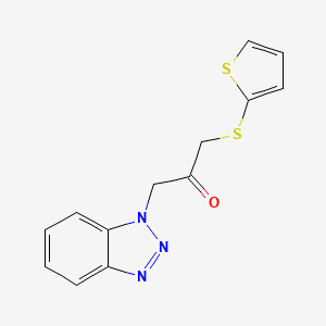 1-(1H-Benzotriazole-1-yl)-3-[(2-thienyl)thio]acetone