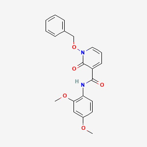 1-(benzyloxy)-N-(2,4-dimethoxyphenyl)-2-oxo-1,2-dihydropyridine-3-carboxamide