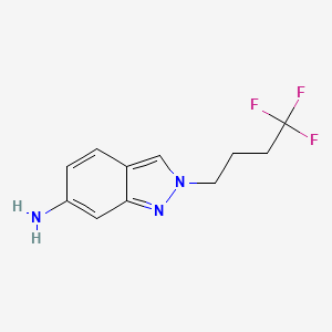 2-(4,4,4-Trifluorobutyl)indazol-6-amine