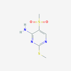 2-Methylsulfanyl-5-methylsulfonylpyrimidin-4-amine