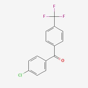 (4-Chlorophenyl)[4-(trifluoromethyl)phenyl]methanone