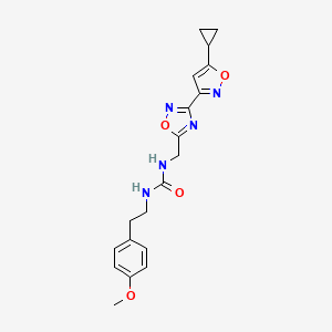 1-((3-(5-Cyclopropylisoxazol-3-yl)-1,2,4-oxadiazol-5-yl)methyl)-3-(4-methoxyphenethyl)urea