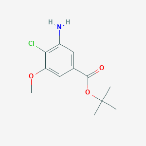 Tert-butyl 3-amino-4-chloro-5-methoxybenzoate