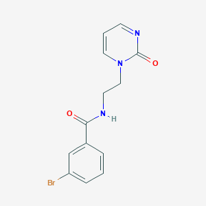 3-bromo-N-(2-(2-oxopyrimidin-1(2H)-yl)ethyl)benzamide