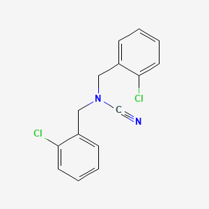 N,N-bis(2-chlorobenzyl)cyanamide