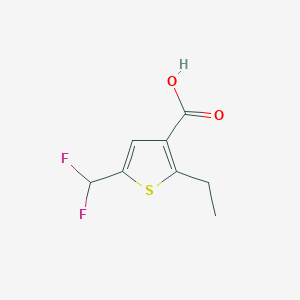 5-(Difluoromethyl)-2-ethylthiophene-3-carboxylic acid